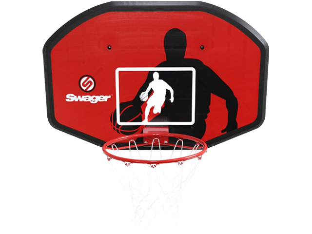 Swager Full Size Basketball Backboard and Hoop Combo