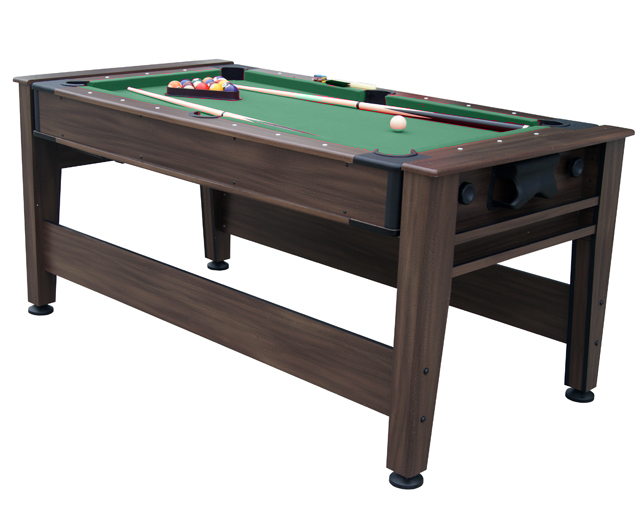 Walker & Simpson Petroni 6ft Combo Pool and Hockey Table in Mahogany