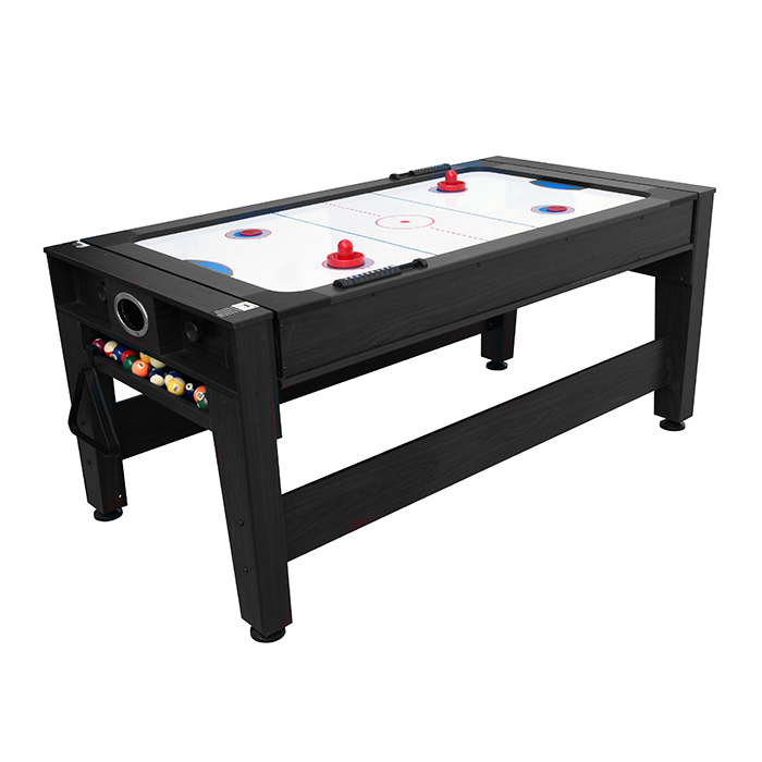 Walker & Simpson Petroni 6ft Combo Pool and Hockey Table in Black