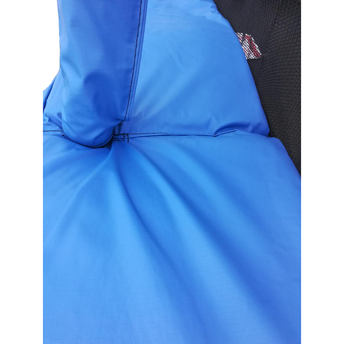 Velocity 7x10ft Blue Rectangular Trampoline With Safety Enclosure