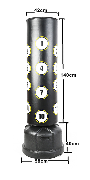 IronMan Kickboxing Power Pro Free Standing Punch Bag - Image 11