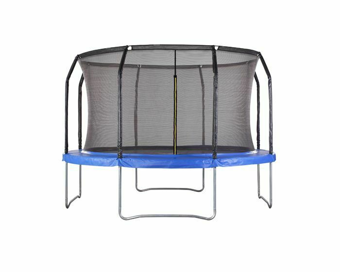 Air League 10ft Trampoline With Safety Enclosure Blue In Stock Now