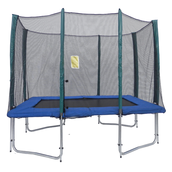 Big Air 6x9ft Rectangular Trampoline With Safety Enclosure