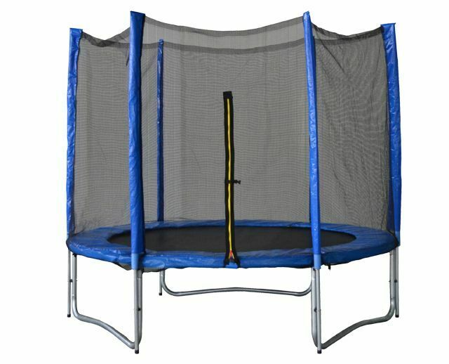 Big Air Super Bounce 8ft Trampoline With Safety Enclosure