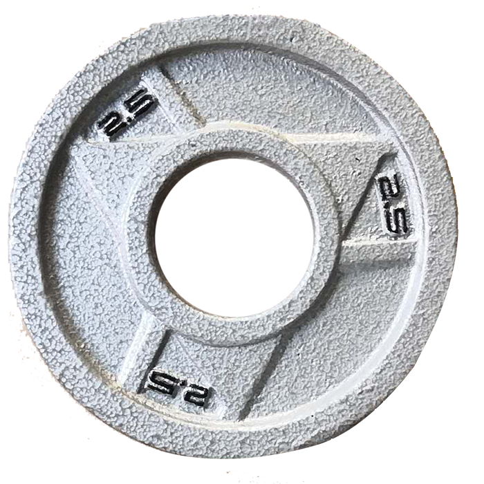 Ironman Olympic Grey Hammerton Tri-Grip Plates 2x 2.5lb