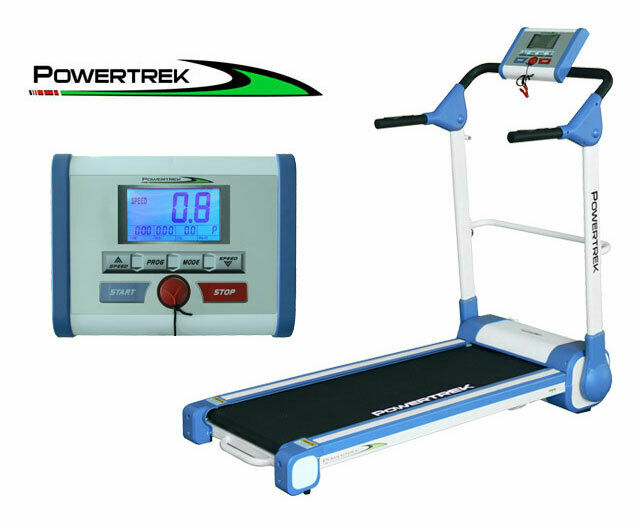 Refurbished Special Powertech Slimline Treadmill BLUE