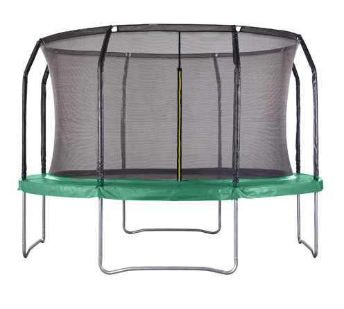 Air League 12ft Trampoline with Enclosure Green
