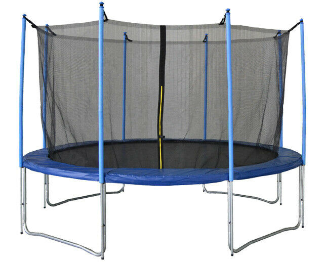 Big Air Extreme Bounce 14ft Trampoline With Safety Enclosure In Stock NOW !