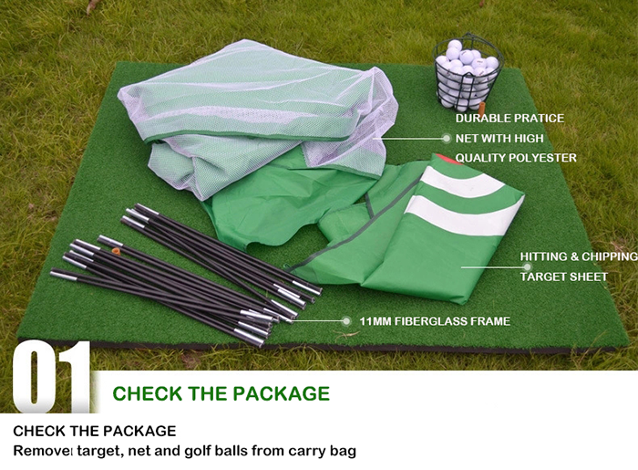 Hillman PGM 3m Deluxe Golf Practice Net Green - Image 7