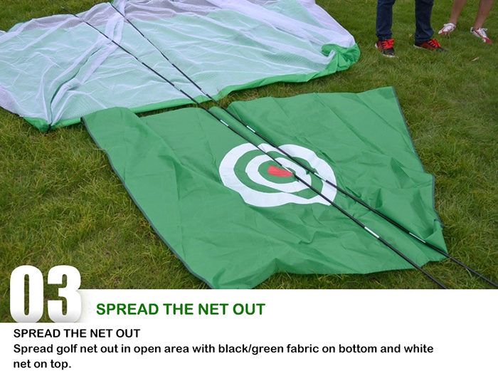 Hillman PGM 3m Deluxe Golf Practice Net Green - Image 9