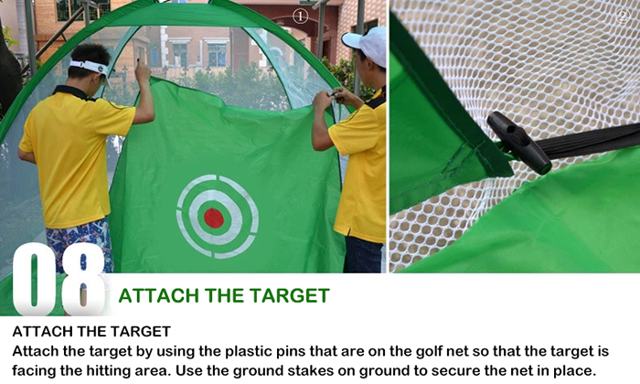 Hillman PGM 3m Deluxe Golf Practice Net Green - Image 13