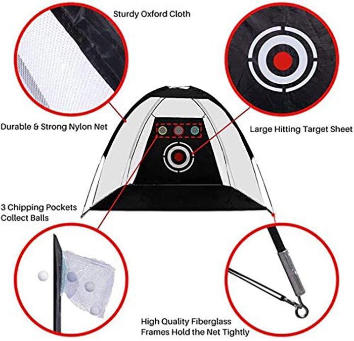 Hillman PGM 3m Deluxe Golf Practice Net Green