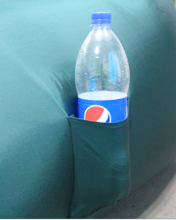 Air King Inflatable Lounger Light Blue