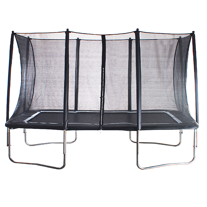 8x12ft Rectangular Trampoline with Safety Enclosure