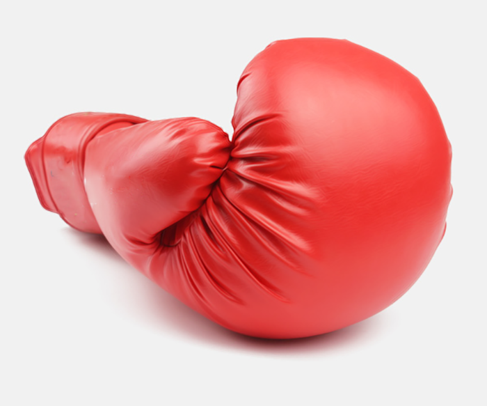 Ironman Red Boxing Gloves