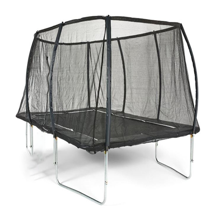 7x11ft Rectangular Trampoline with Safety Enclosure
