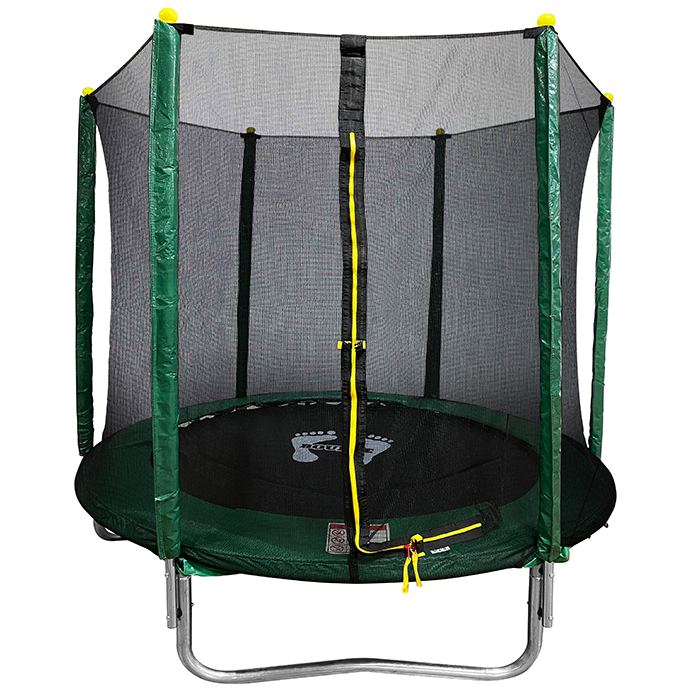 6ft Powder Coated Trampoline with Safety Enclosure