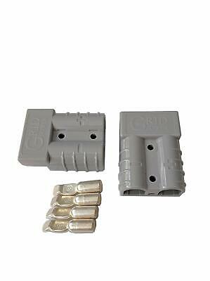 X1 Grey Anderson Style Plug SB50 50AMP 600V Terminal Power Connection