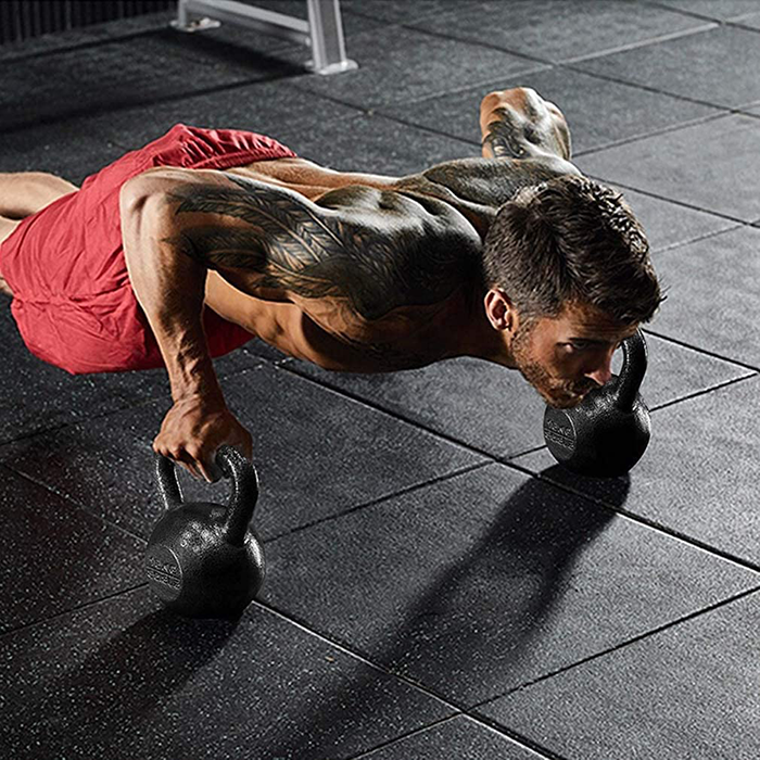 Ironman Pro 12kg Cast Iron Kettlebell