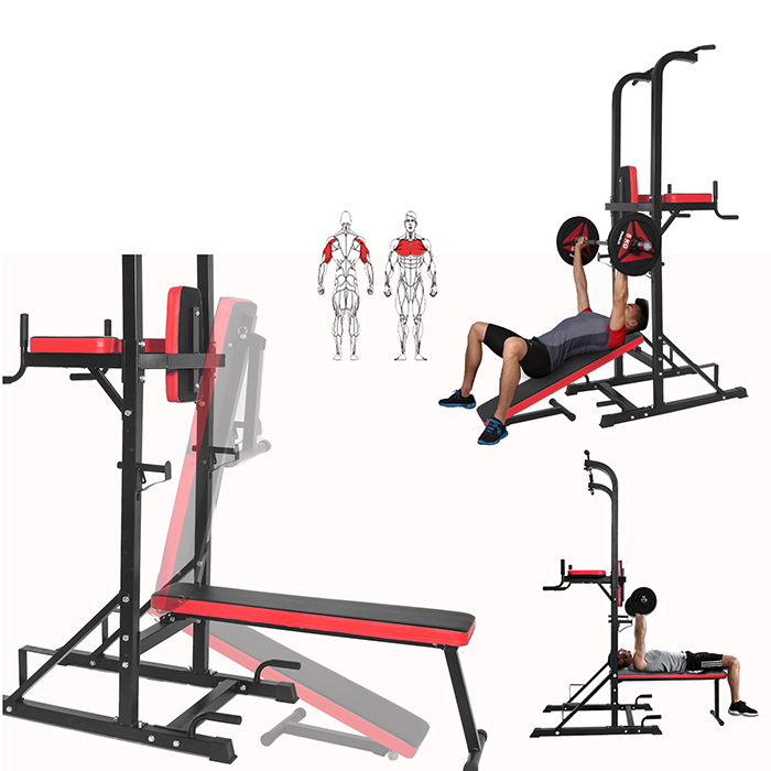 BodyTrain Power Tower and Weight Bench