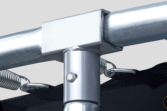 14ft Powder Coated Trampoline with Safety Enclosure