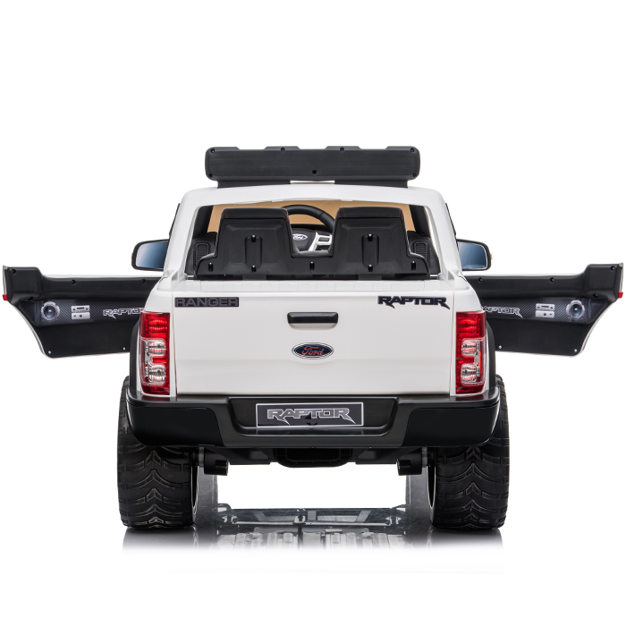 Kids Electric Ride On Ford Ranger Raptor White - Image 10
