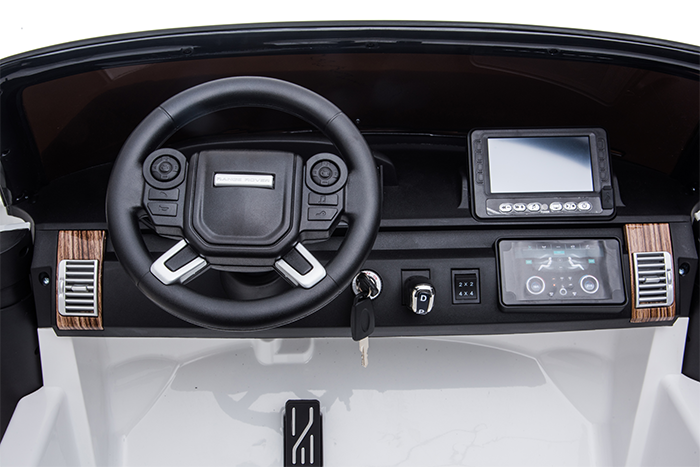 Kids Electric Ride On Range Rover Vogue White - Image 39