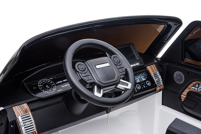 Kids Electric Ride On Range Rover Vogue White - Image 40