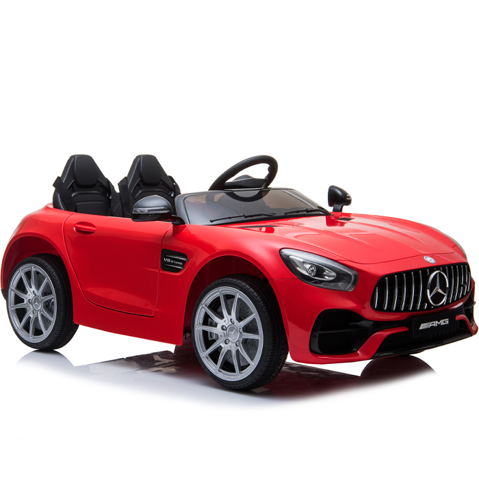 Kids Electric Car Mercedes AMG GT 12v Twin Seat - Red - Image 10