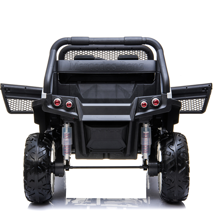 Kids Electric Ride On Mercedes-Benz UniMog White - Image 9