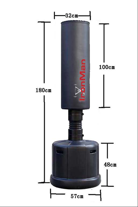 IronMan Kickboxing Free Standing Punch Bag
