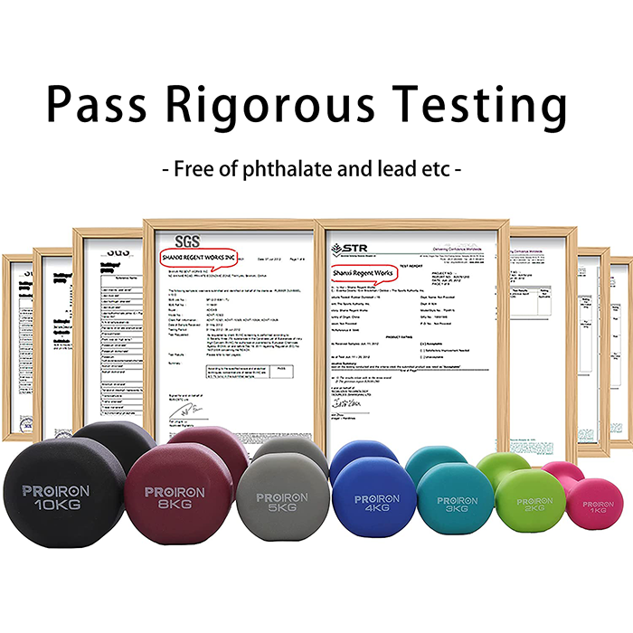 PROIRON Neoprene Coated Dumbbell Set