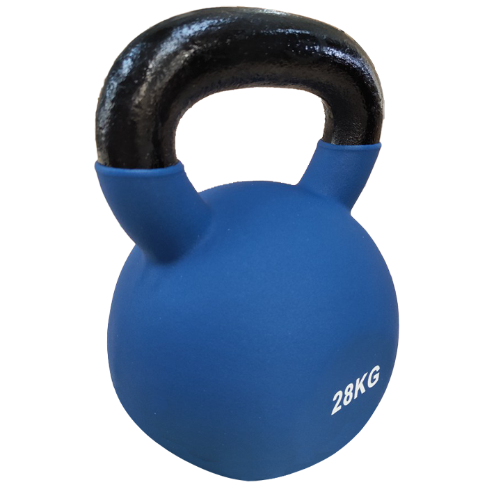 Ironman 28kg Cast Iron Coated Kettlebell - Image 2