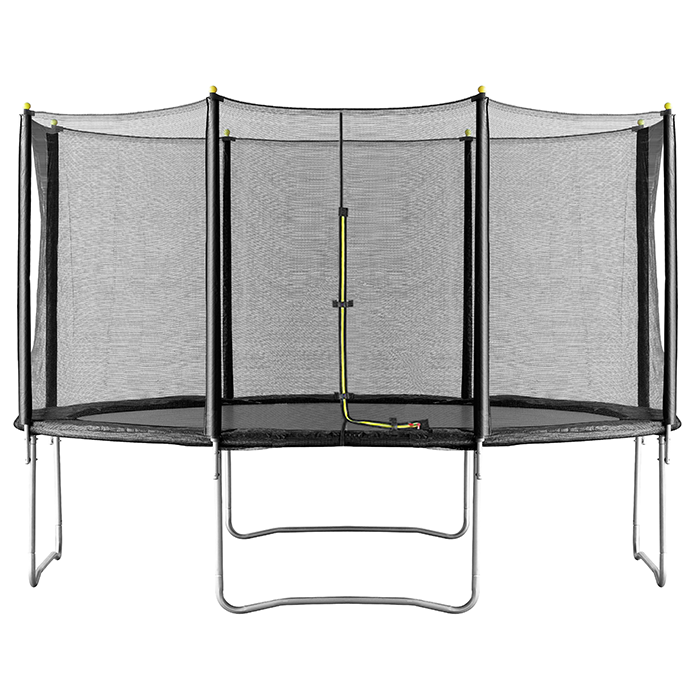 Velocity 14ft Trampoline with Safety Enclosure Black