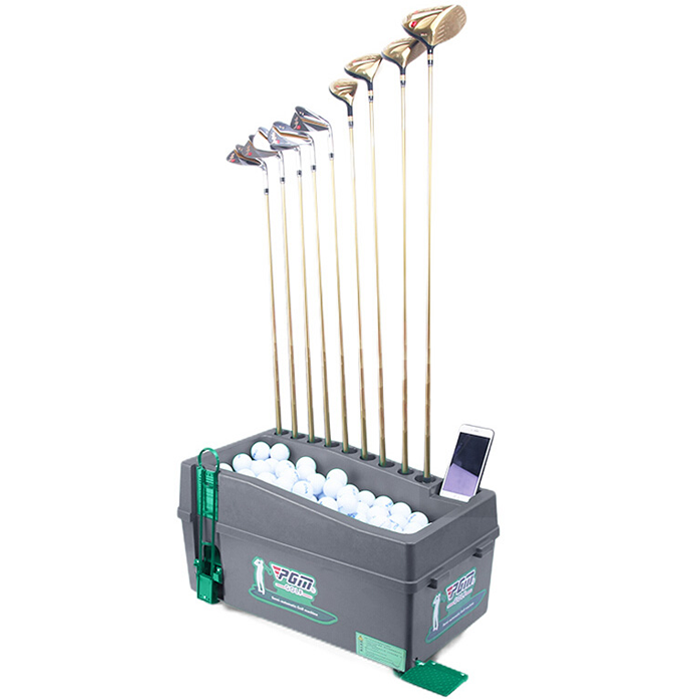 Hillman PGM 2m Heavy Duty Golf Practice Cage Deluxe Practice Mat with Tee And Ball Dispenser Package