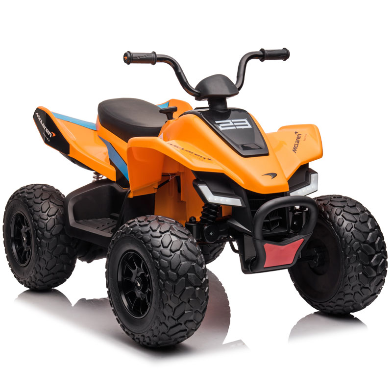 Kids Ride On 12V Electric McLaren Quad Bike Orange