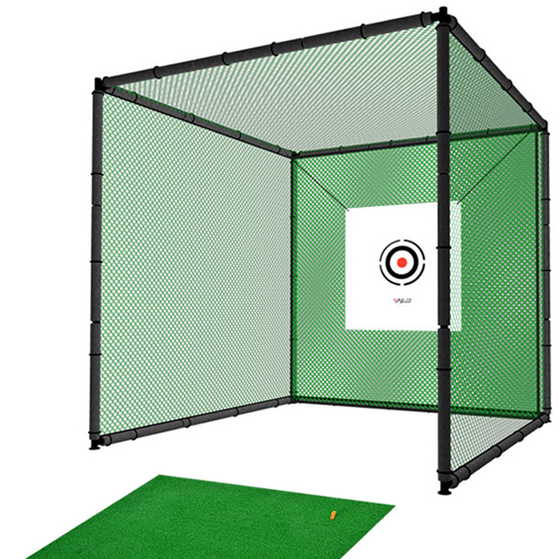 Hillman PGM 2m Heavy Duty Golf Practice Cage and Large Practice Mat Package