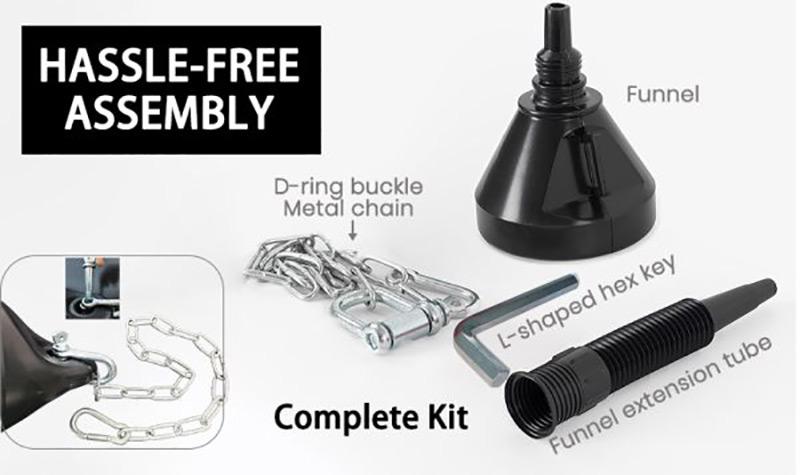 Ironman 15" Aqua Punching Bag Black - Image 7