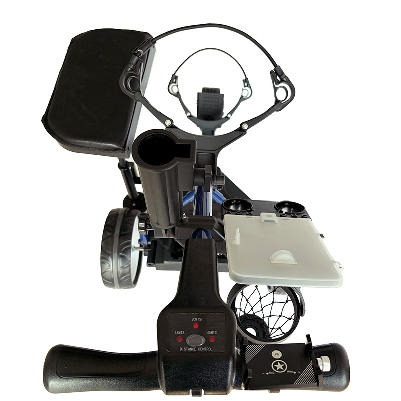 Hillman Lithium Caddie Blue Electric Golf Trolley