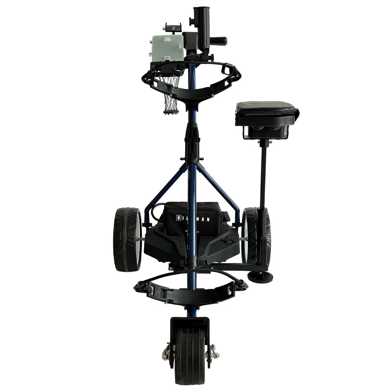 Hillman Lithium Caddie Blue Electric Golf Trolley