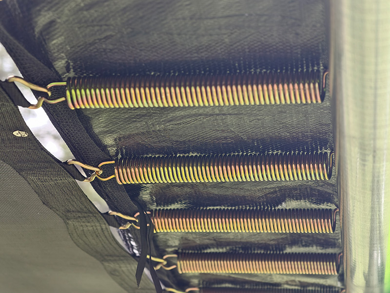 10x12ft Rectangular Trampoline with Safety Enclosure Blue FREE Ladder & Basketball Game