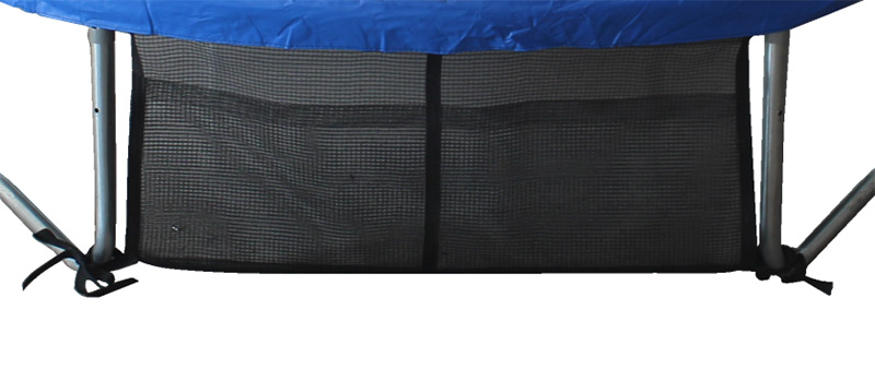 Amigo 8ft Trampoline with Enclosure Free Shoe Tidy & Ladder – Blue