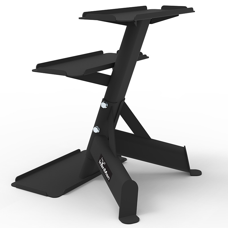 IronMan Three-Tier Kettlebell Storage Rack