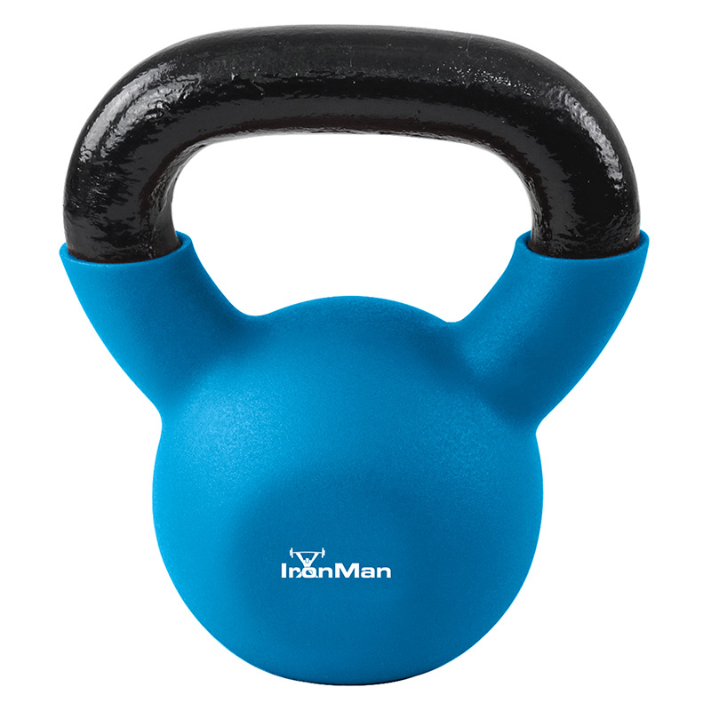 Ironman Cast Iron Coated Kettlebell Set (6kg 8kg 10kg)