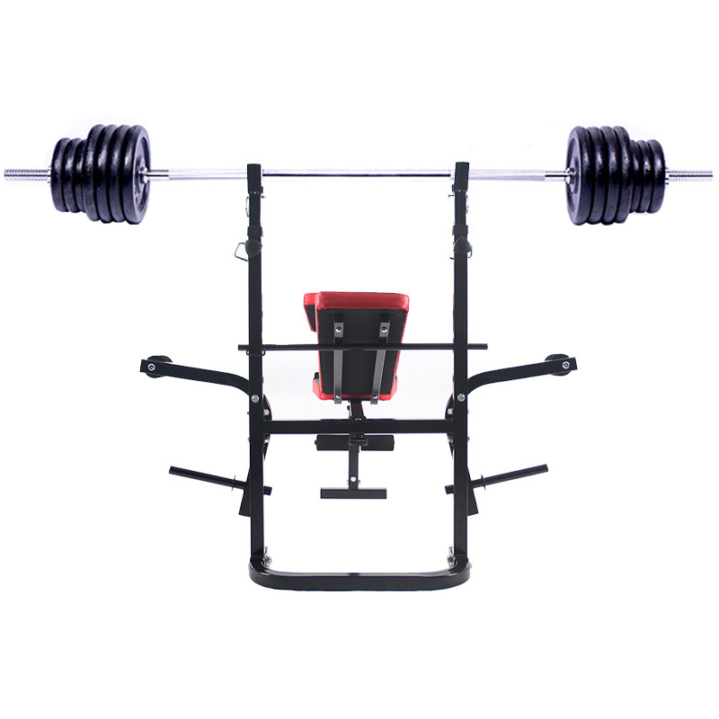 BodyTrain Elite Weight Bench & 60kg Standard Three-Piece Barbell Set