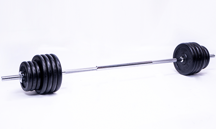 BodyTrain Elite Weight Bench & 60kg Standard Three-Piece Barbell Set