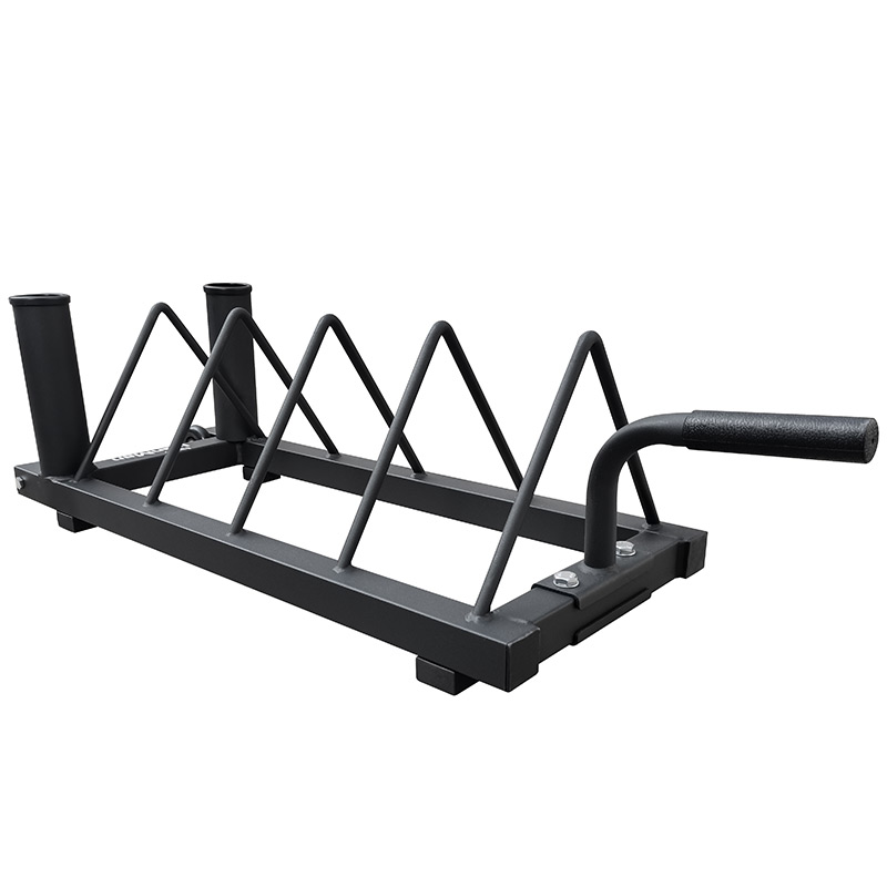 IronMan Horizontal Weight Plate Rack with Wheels