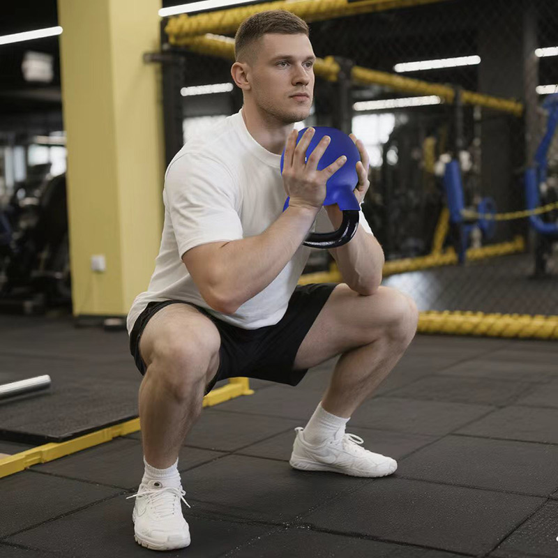 Ironman Cast Iron Coated Kettlebell Set (8kg 10kg 12kg)