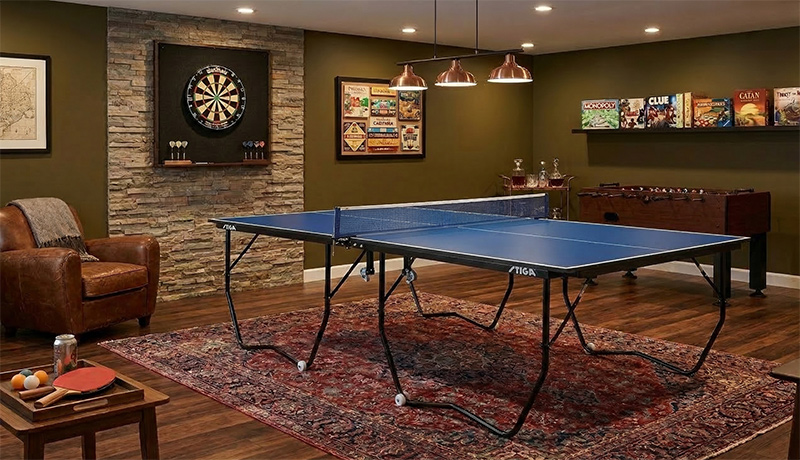 Air League Hit Indoor Table Tennis Table Blue