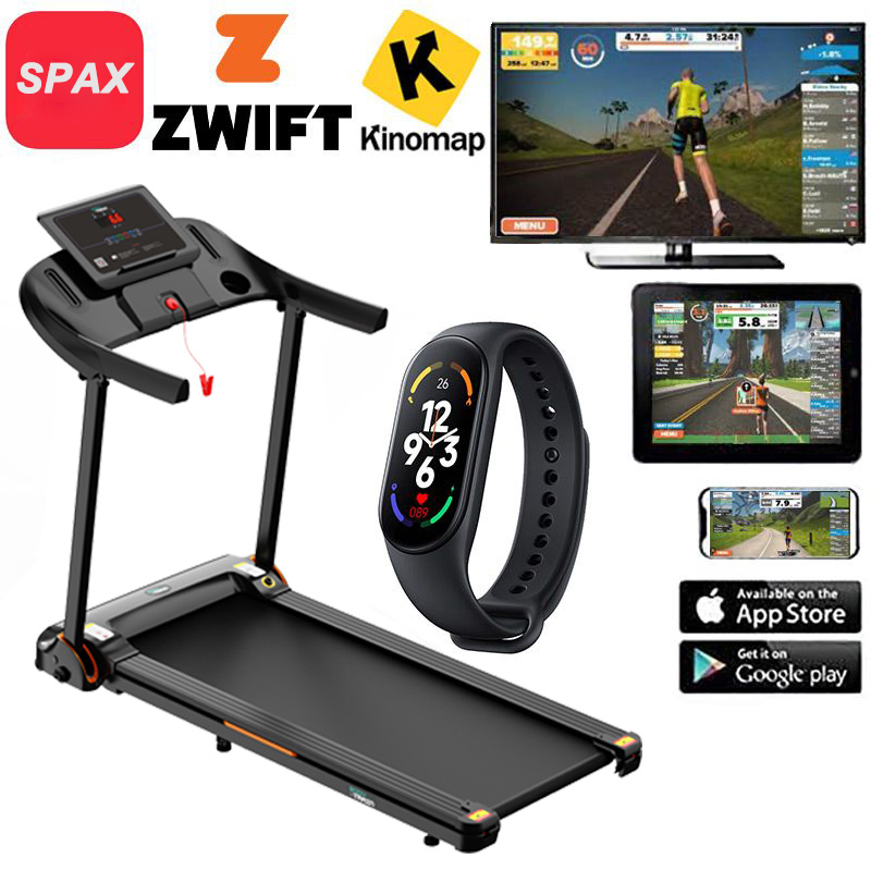 BodyTrain T150 Motorised Folding Bluetooth Treadmill